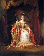 George Hayter Coronation portrait of Queen Victoria Sweden oil painting artist